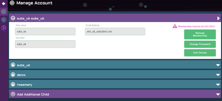 Novabods Account Management